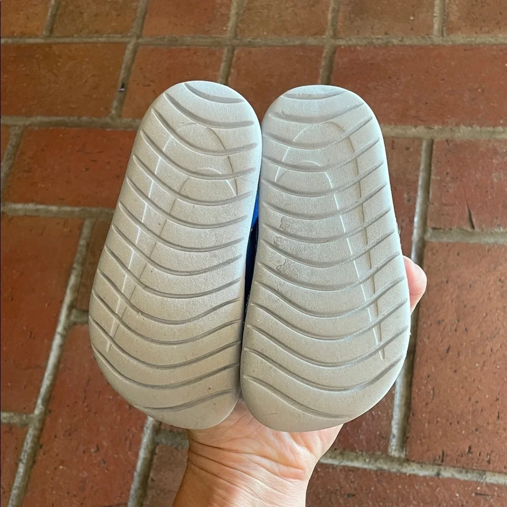 Nike‎ Kids Blue and White Slide Sandals